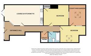 2 bedroom ground floor maisonette to rent - floorplan