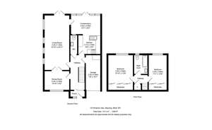 2 bedroom chalet for sale - floorplan
