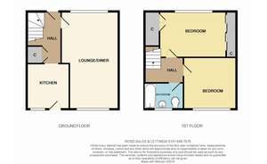 2 bedroom semi-detached villa to rent - floorplan