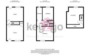 3 bedroom end of terrace house to rent - floorplan