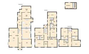 9 bedroom country house for sale - floorplan