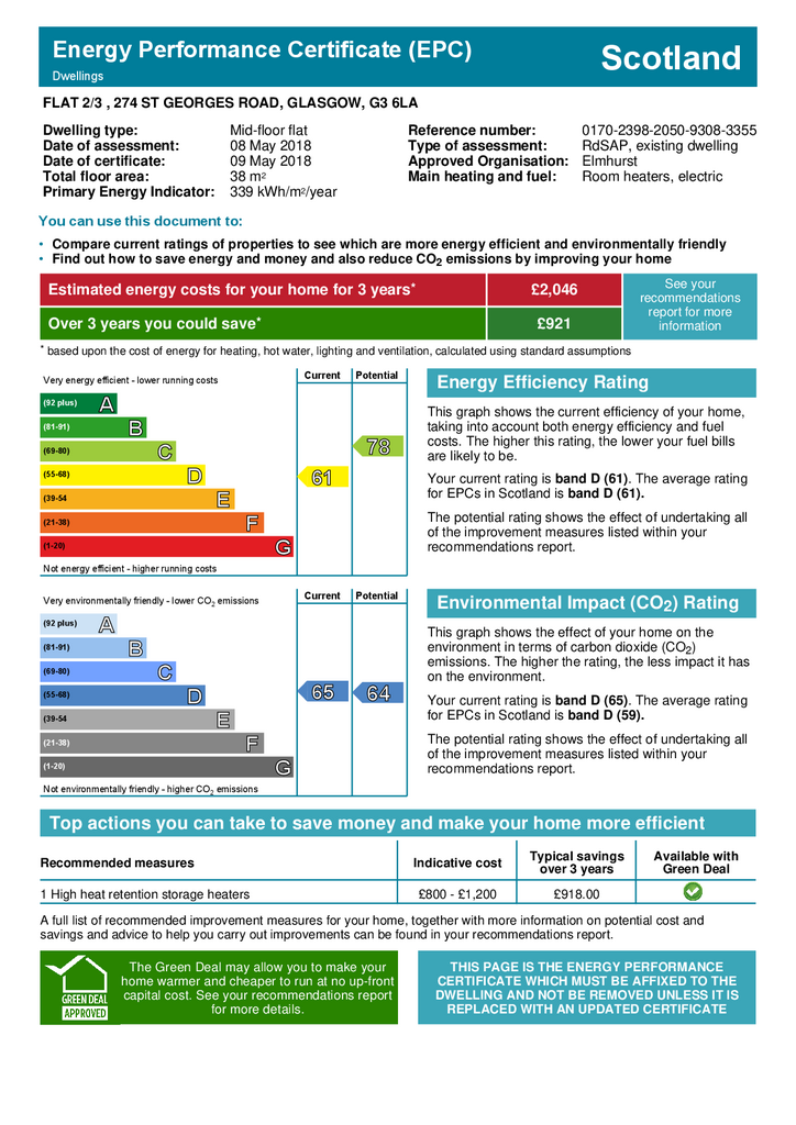 1 bedroom flat to rent - document