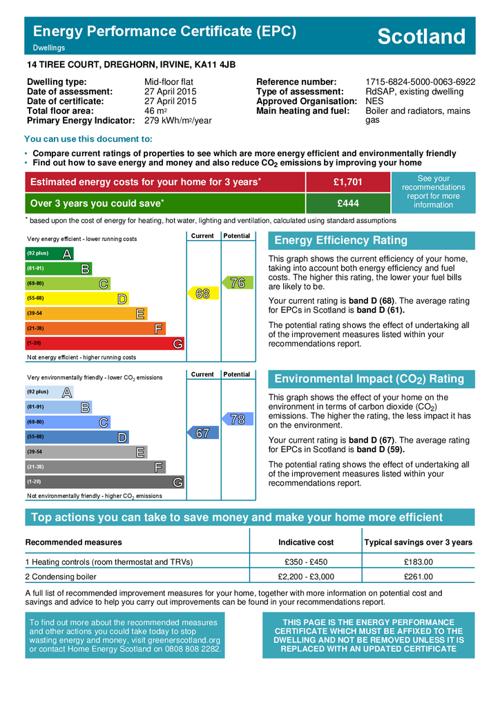 1 bedroom flat to rent - document