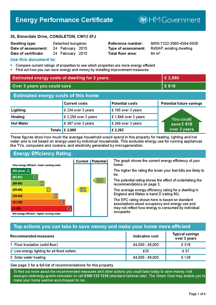 3 bedroom bungalow to rent - document