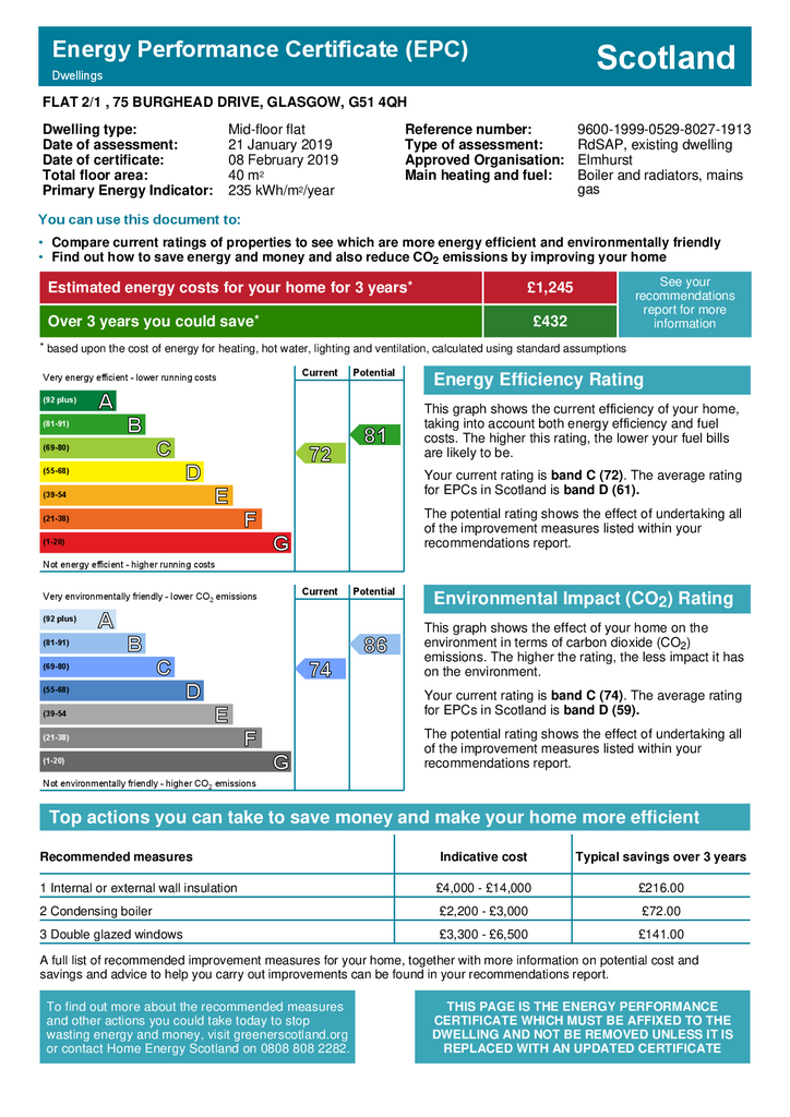 1 bedroom flat to rent - document