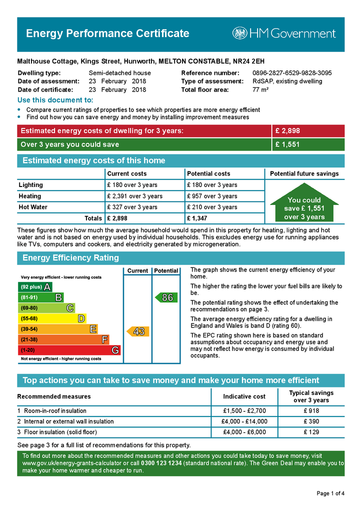 1 bedroom cottage to rent - document