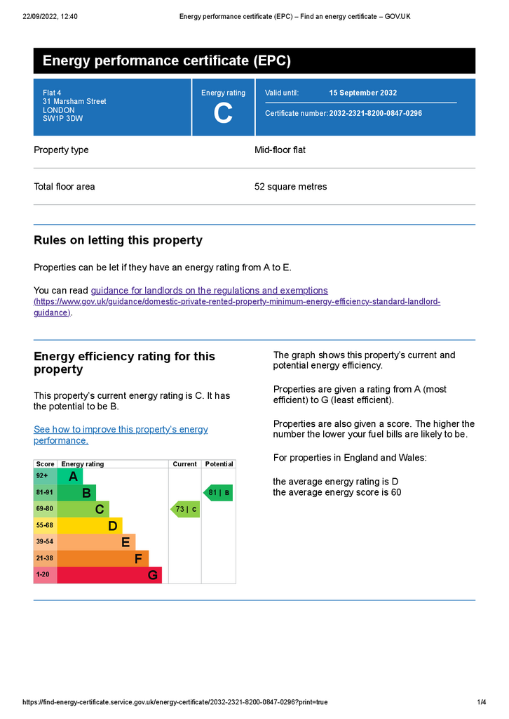 1 bedroom flat to rent - document