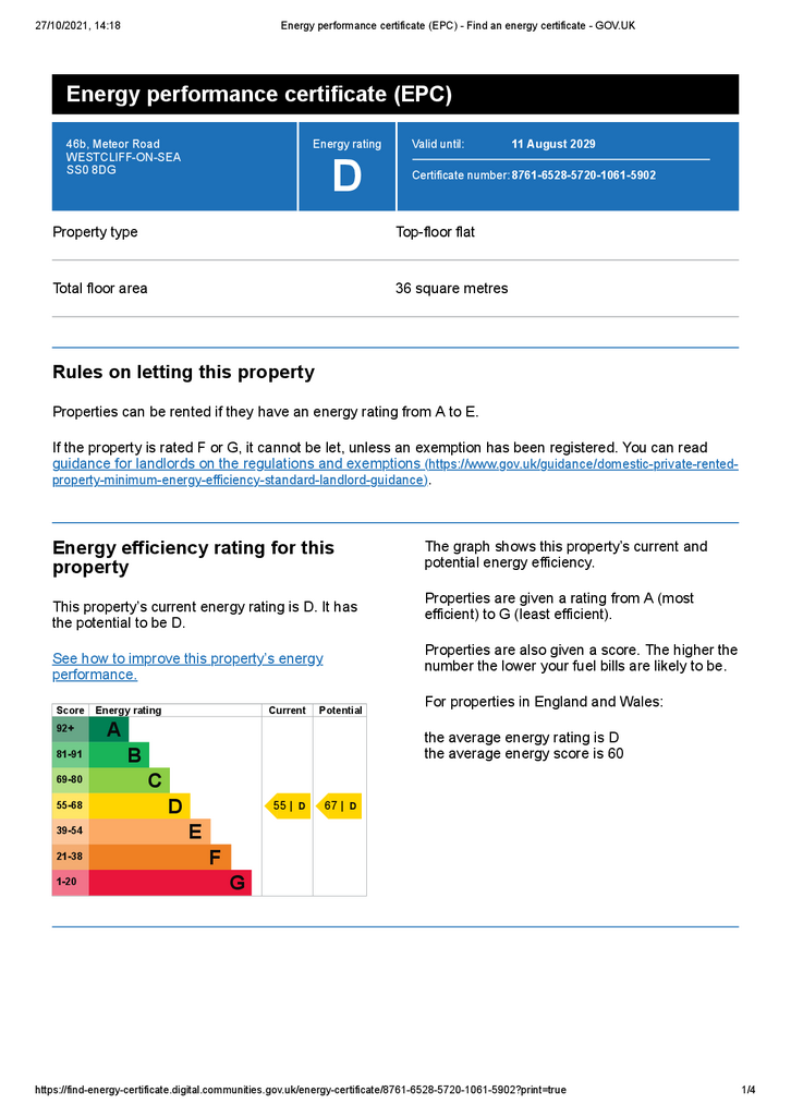 1 bedroom flat to rent - document