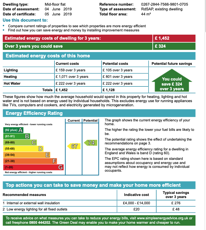 1 bedroom flat to rent - document