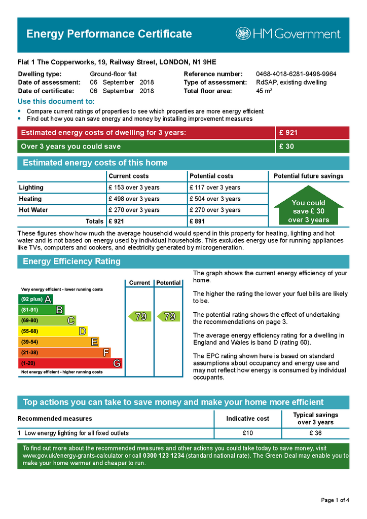 1 bedroom flat to rent - document