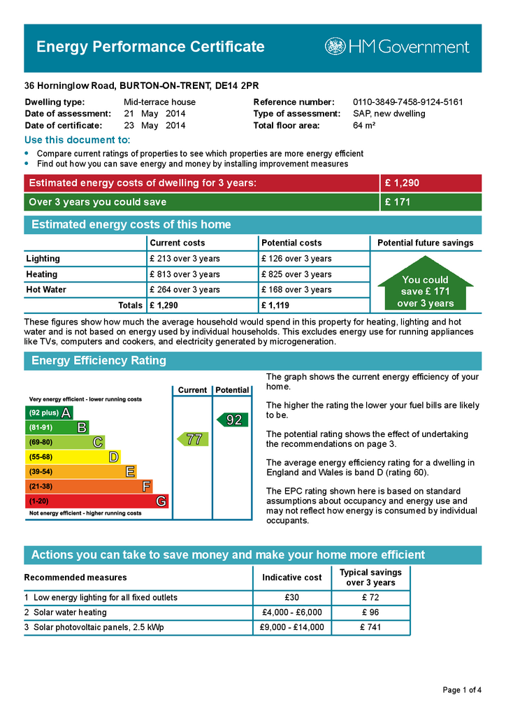 2 bedroom terraced house to rent - document