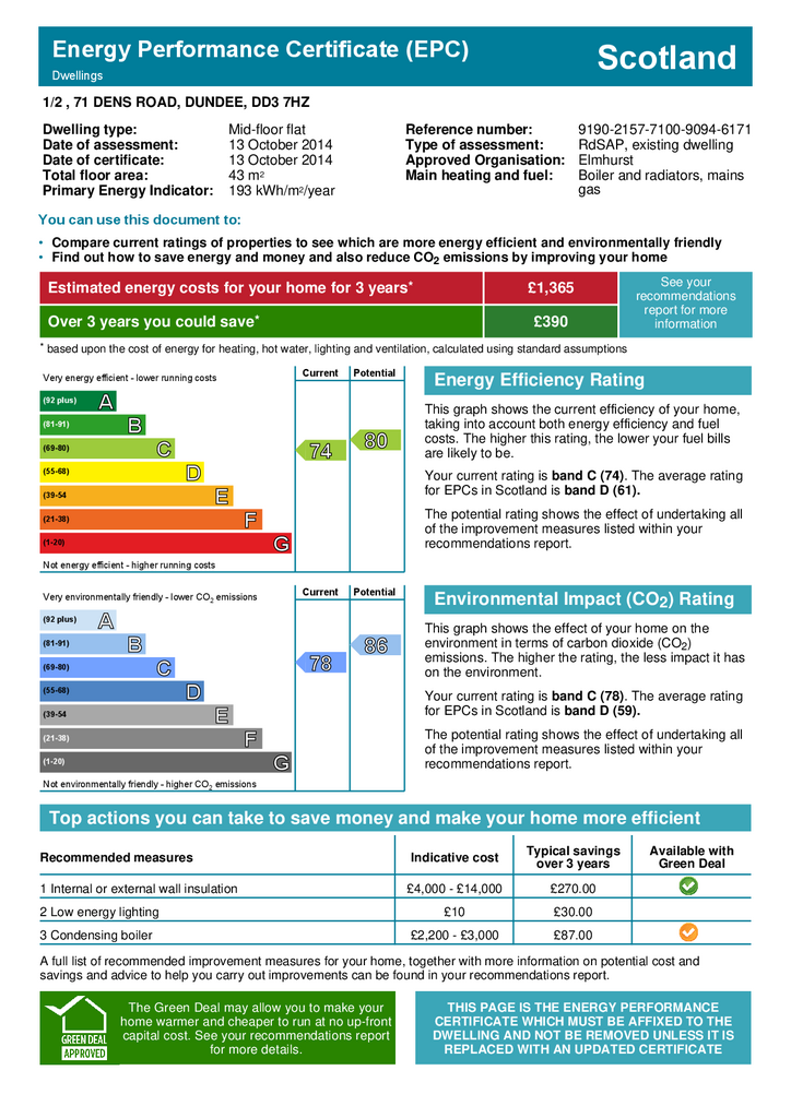 1 bedroom flat to rent - document