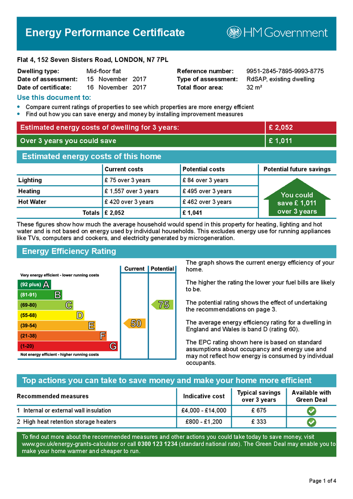 1 bedroom flat to rent - document