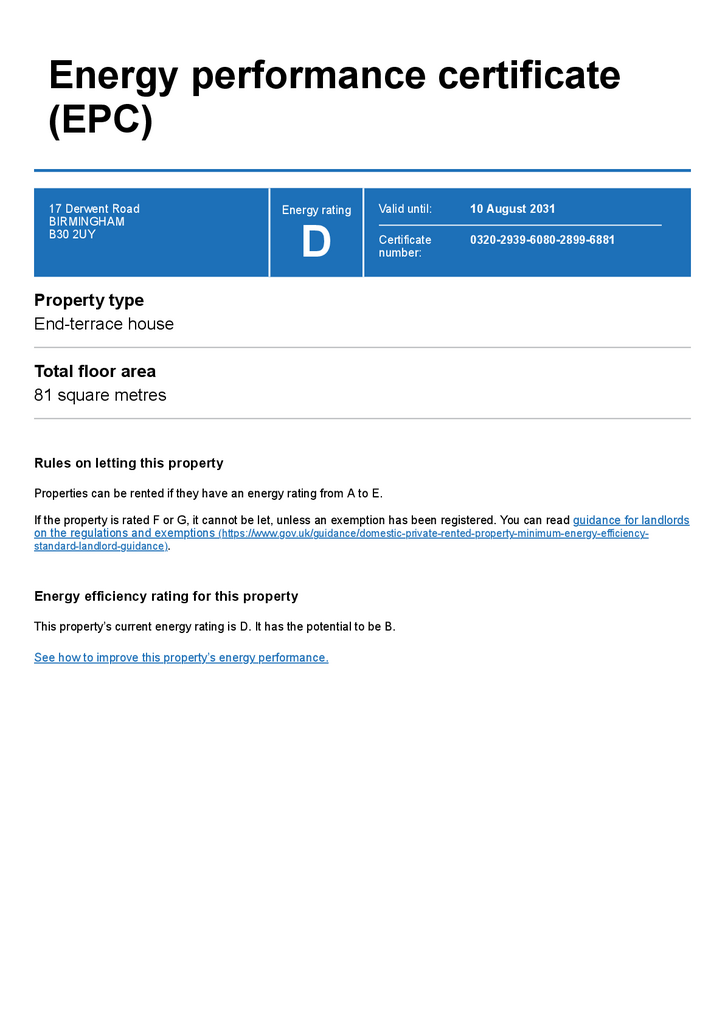 2 bedroom end of terrace house to rent - document