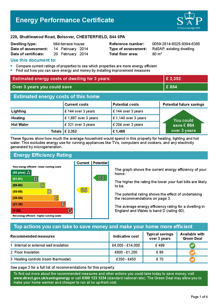 3 bedroom terraced house to rent - document