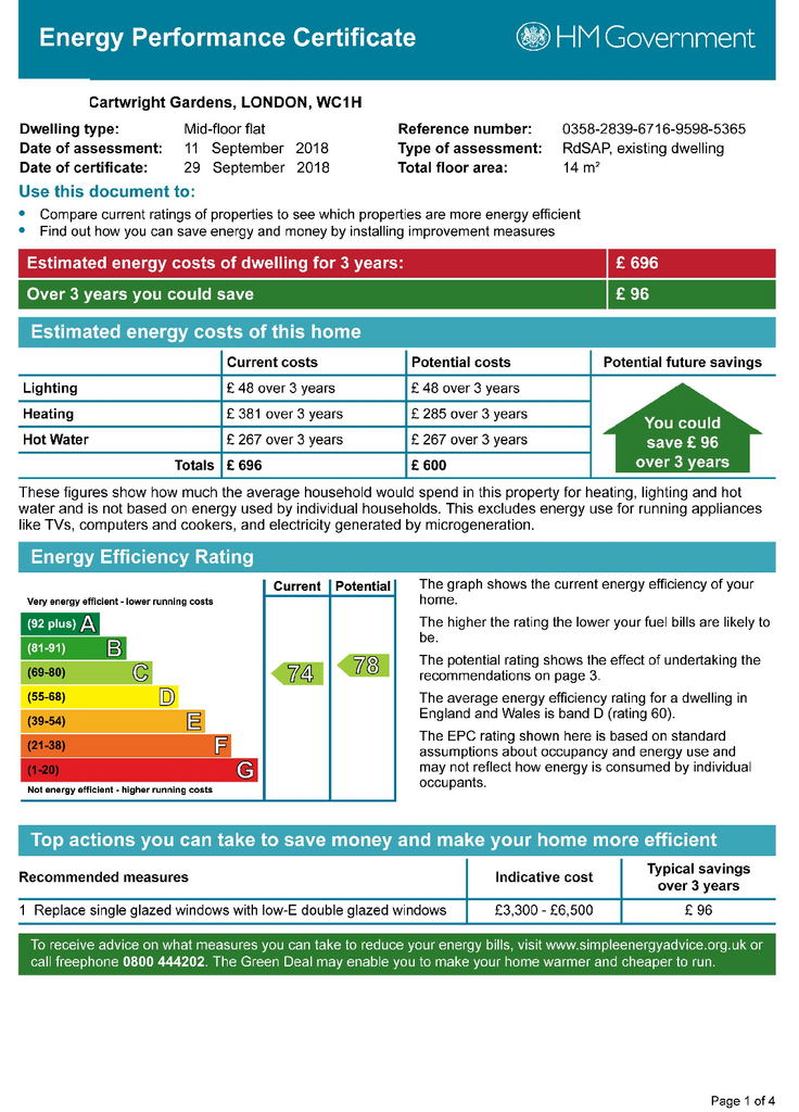 Studio flat to rent - document