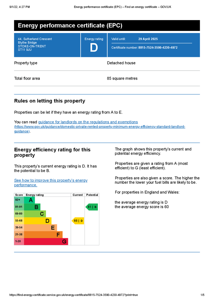 3 bedroom detached house to rent - document