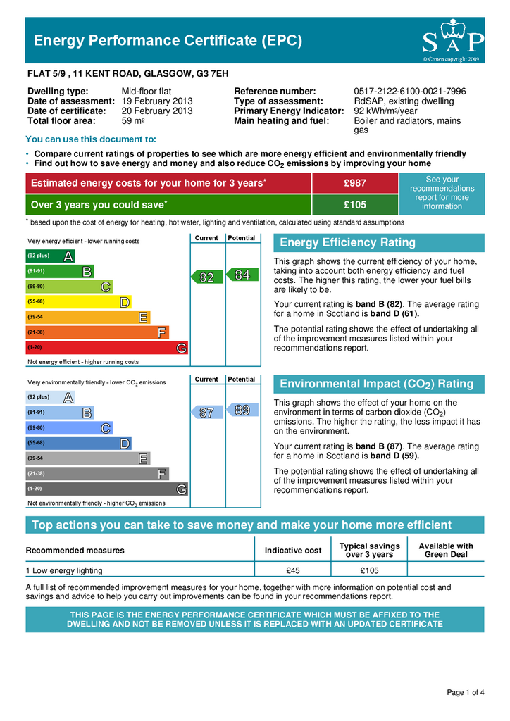 1 bedroom flat to rent - document