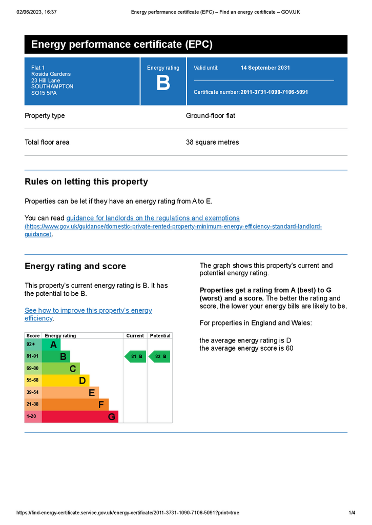 1 bedroom flat for sale - document