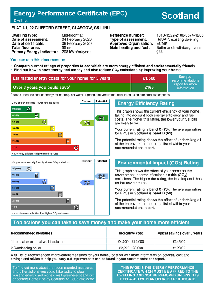 1 bedroom flat to rent - document