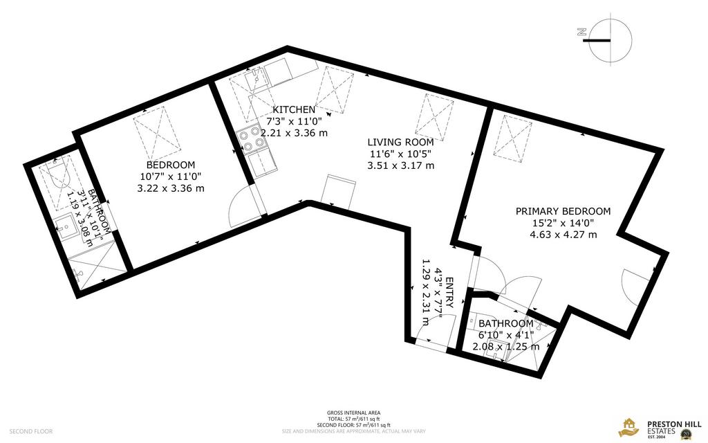 2 bedroom flat for sale - document