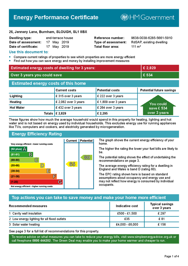 6 bedroom terraced house for sale - document