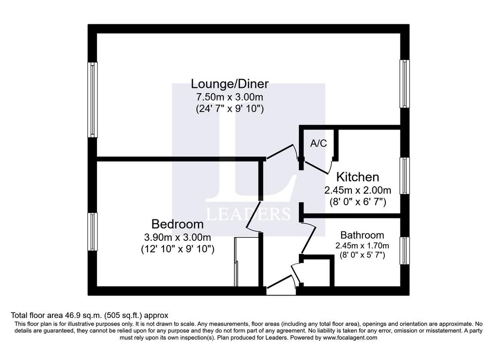 1 bedroom flat to rent - document