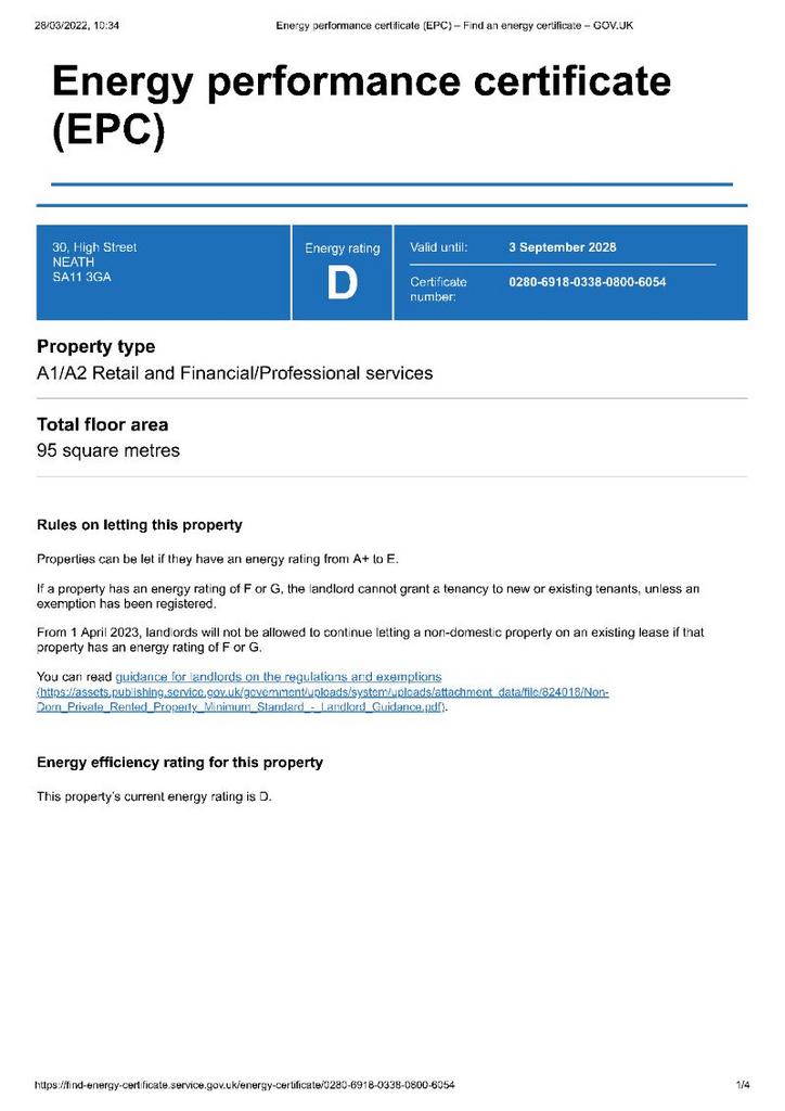 Studio flat for sale - document