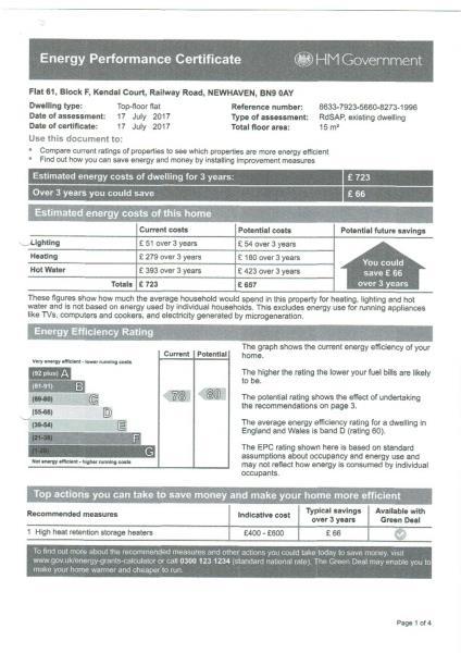 Studio flat to rent - document