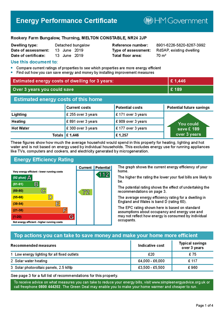 2 bedroom detached bungalow to rent - document