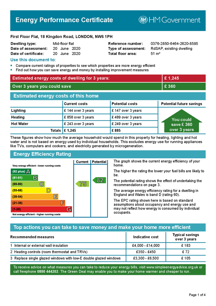 1 bedroom flat to rent - document