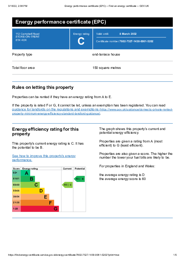 Room to rent - document