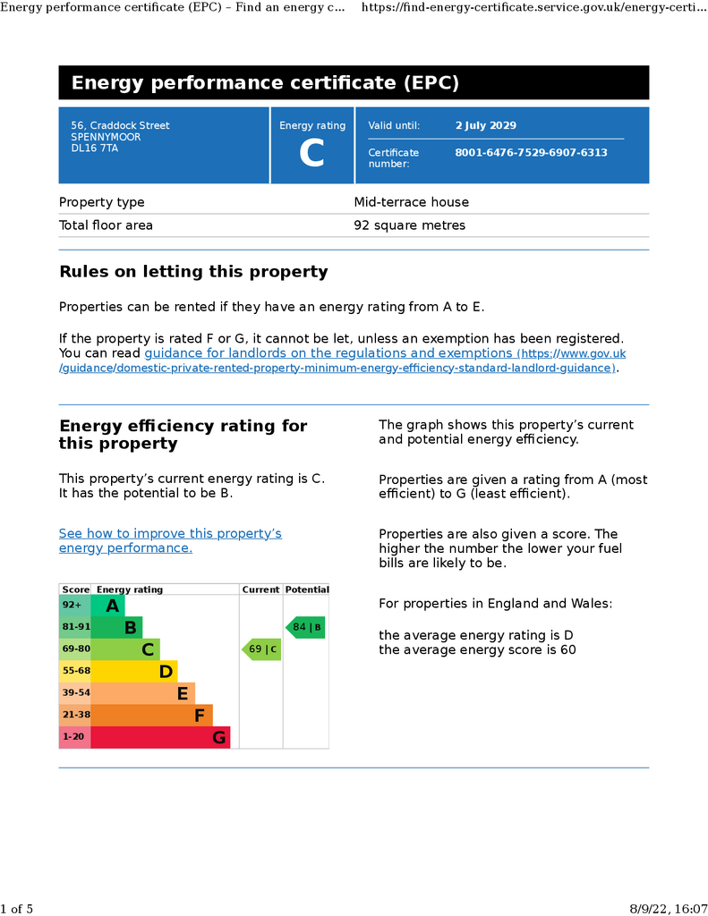 2 bedroom terraced house to rent - document