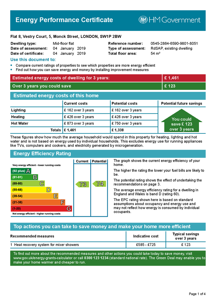 1 bedroom flat to rent - document