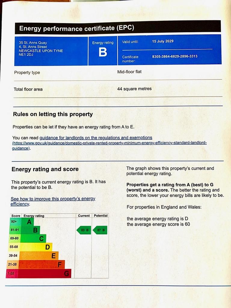 1 bedroom flat to rent - document