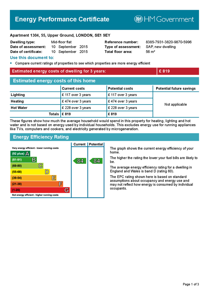 1 bedroom flat to rent - document