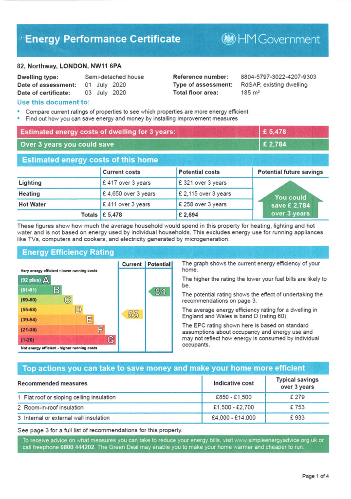 5 bedroom semi-detached house for sale - document