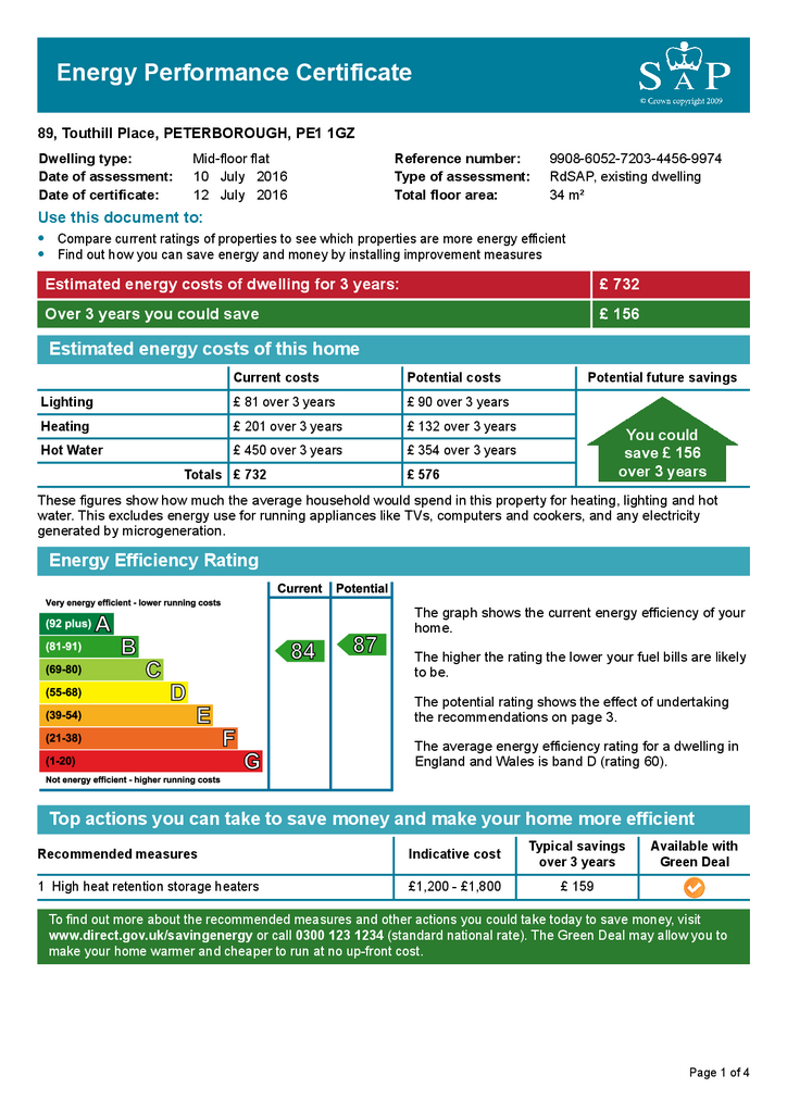 1 bedroom flat to rent - document