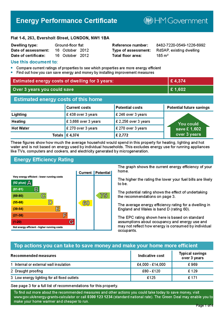 Studio flat to rent - document