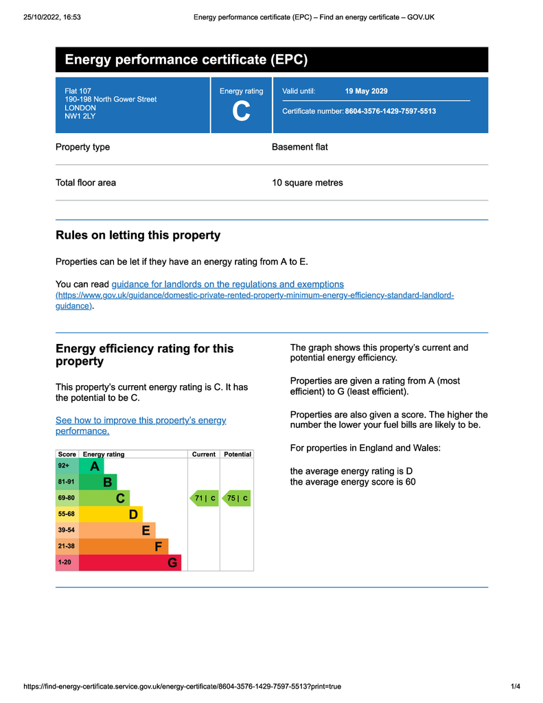 Studio flat to rent - document