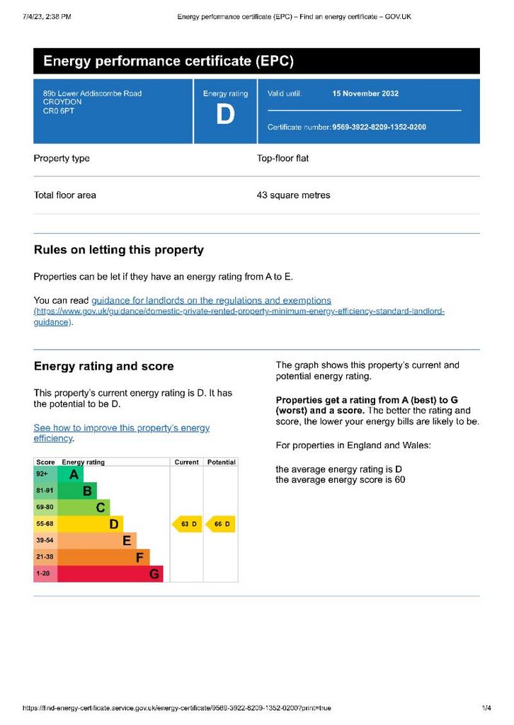 1 bedroom flat for sale - document