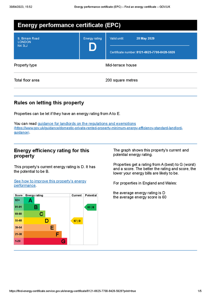 6 bedroom terraced house to rent - document