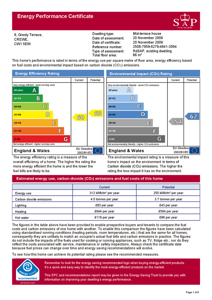 2 bedroom terraced house to rent - document