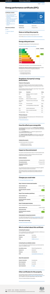 Studio flat to rent - document