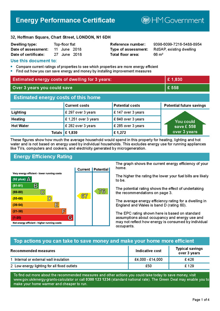 1 bedroom flat to rent - document