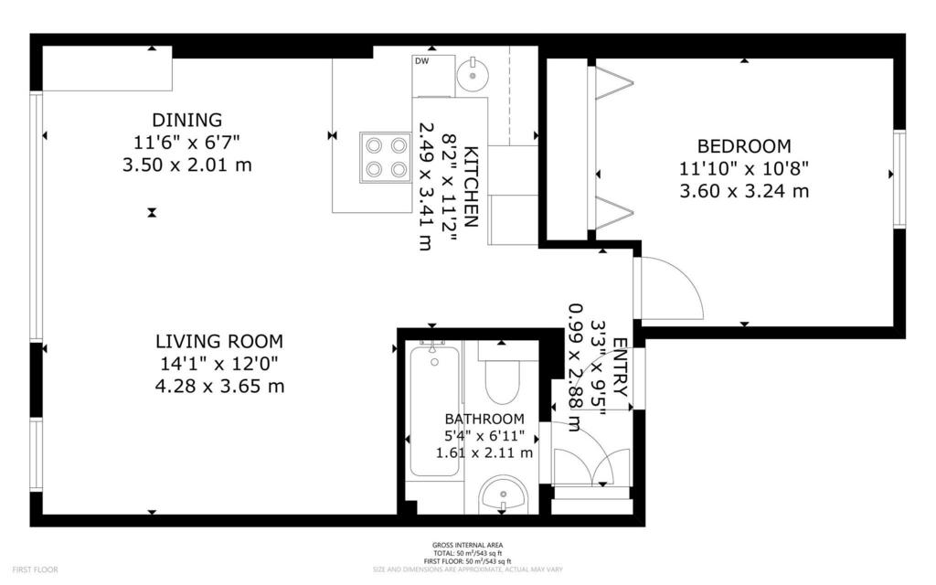 1 bedroom flat to rent - document