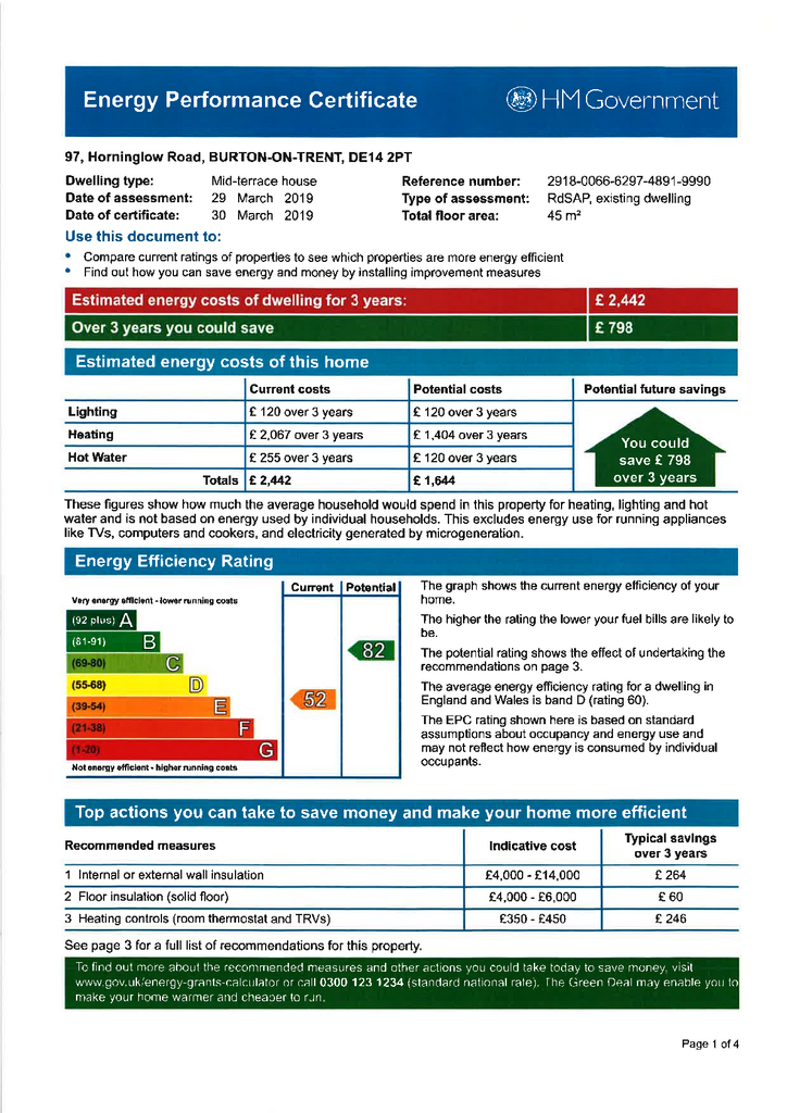 2 bedroom house to rent - document