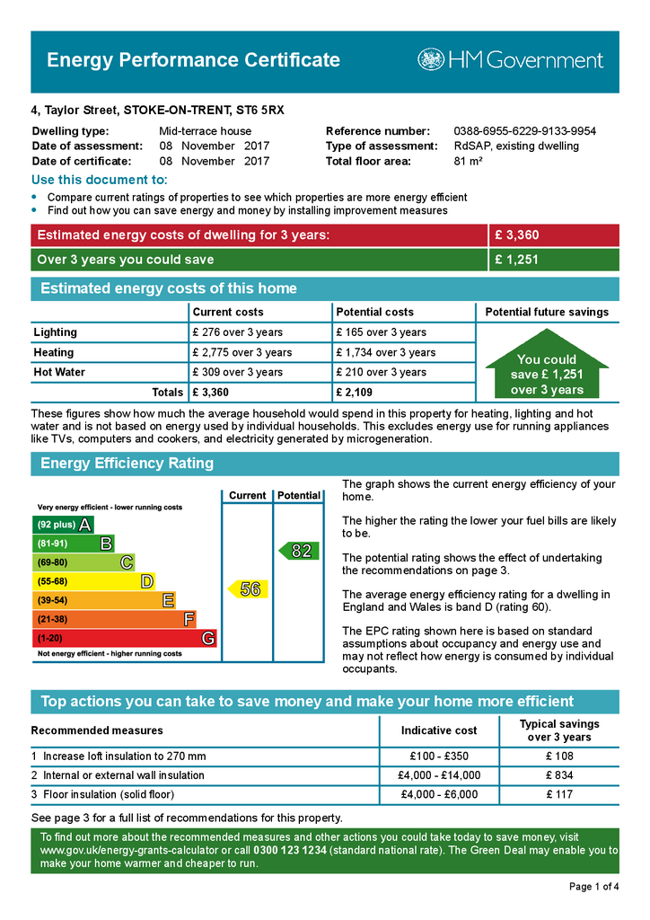 3 bedroom terraced house to rent - document