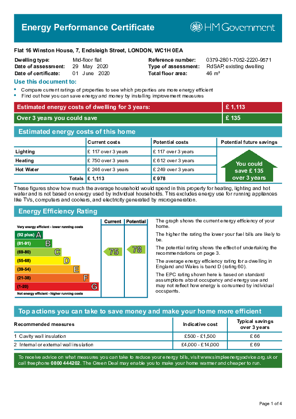 1 bedroom flat to rent - document