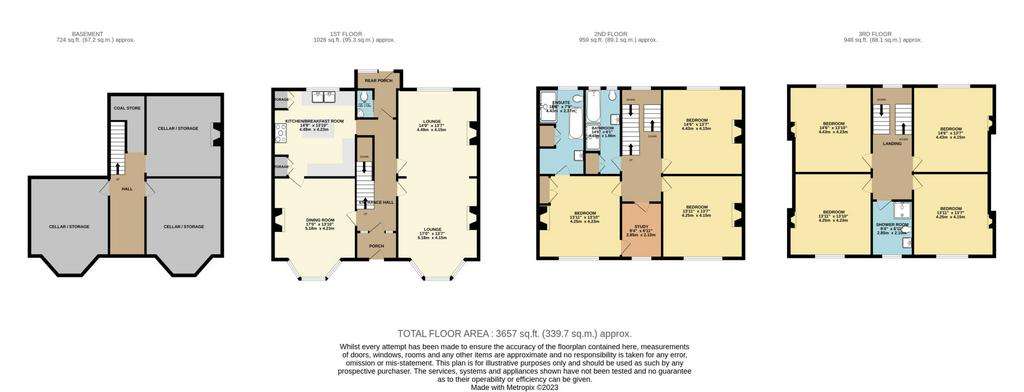 7 bedroom link-detached house for sale - floorplan